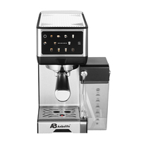 Máquina de Café Espresso Anbo 2026, Fabricación OEM/ODM, Bomba de Alta Presión de 15 o 20 Bares, Panel Táctil IMD, Cafetera Expreso
