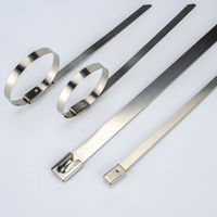 Kit de baguage en acier inoxydable 304 de taille multiple (4.6/7.9/12mm) pour la fixation de tuyaux et l'organisation de câbles