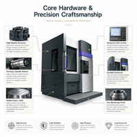 Tour CNC vertical industriel à grande capacité certifié CE ISO pour le tournage et le perçage de métaux