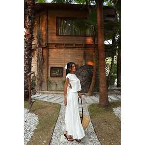 Conjunto de Bikini y Ropa de Playa de Dos Piezas Fidelya Blanco - Product Image 2