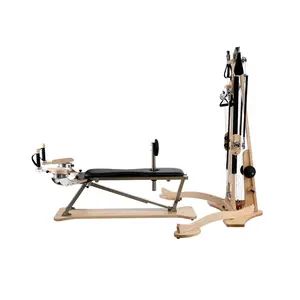 Minolta Oak Maple Custom Combination Reformer Postpartum Recovery Pilates Machine Pulley Tower for Yoga Shaping