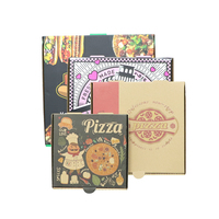 Vente en gros de boîtes à pizza de haute qualité personnalisées boîtes rigides en papier kraft pour plats à emporter carton à pizza imprimé