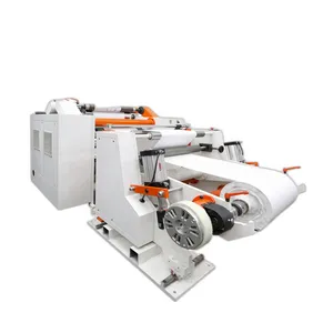 Mesin Slitter otomatis Foil/Label Film/kertas pemotong mesin Slitter Rewinder aluminium Foil kapasitas produksi Tinggi