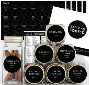 Tùy Chỉnh Tự Dính Vinyl Không Thấm Nước Sticker Cho Thực Phẩm Lưu Trữ Bao Bì Lọ Gia Vị đựng Thức Ăn Container Nhãn Cho Có Thể - Product Image 5