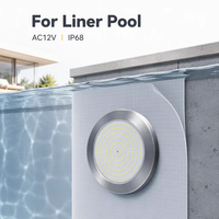 Projecteur LED pour piscine en acier inoxydable 316, éclairage subaquatique AC12V IP68 étanche 120 degrés 10W 24W 35W pour piscine liner OEM ODM