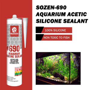 Scellant en <span class=keywords><strong>silicone</strong></span> <span class=keywords><strong>pour</strong></span> <span class=keywords><strong>aquarium</strong></span> Sozen-690 à base d'acetoxy, 100% <span class=keywords><strong>silicone</strong></span> <span class=keywords><strong>non</strong></span> <span class=keywords><strong>toxique</strong></span> <span class=keywords><strong>pour</strong></span> les poissons, <span class=keywords><strong>pour</strong></span> l'étanchéité du verre des aquariums - Product Image 5