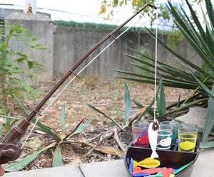 6 verres à liqueur, petit jeu de boisson sur le thème du bateau de pêche avec canne à pêche - Product Image 5