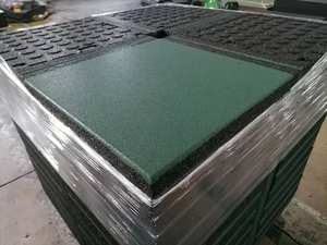 Revêtement de sol en caoutchouc haute densité pour extérieur, dalles de caoutchouc pour aire de jeux, taille personnalisée, revêtement de sol en caoutchouc pour aire de jeux pour le fitness - Product Image 4