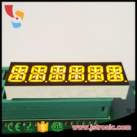 Afficheur à segments LED alphanumérique Jstronic ultra lumineux à 6 chiffres, 0,39 pouce, 14 segments, anode commune, cathode, CE/RoHS