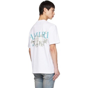 T-shirt pour homme à manches courtes, imprimé floral 3D par sublimation, coupe classique, col rond, 100% coton, jersey tricoté décontracté - Product Image 2