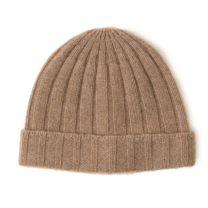 La dernière tendance de chaleur d'hiver 100% En cachemire tricoté Bonnet