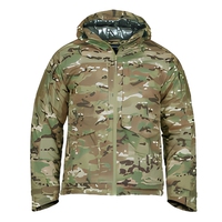 Veste d'hiver tactique pour homme en coton camouflage coupe-vent et imperméable avec capuche, personnalisable ISO