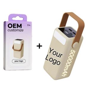 พาวเวอร์แบงค์ LED สำหรับใช้งานกลางแจ้ง กำลังไฟ 22.5W ความจุ <span class=keywords><strong>50000mAh</strong></span> ชาร์จเร็ว รุ่นใหม่มาแรง ความจุสูง สำหรับ <span class=keywords><strong>Iphone</strong></span> 17 Pro - Product Image 3