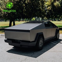Film de protection de peinture (PPF) en TPU mat de qualité supérieure Prelatek, ton acier tungstène mat, faible réflexion, protection UV, couleur acier industriel