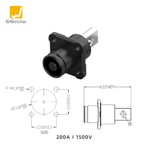 Conector de enchufe de batería HV automotriz eléctrica <span class=keywords><strong>m</strong></span>ás vendida 200A conector de almacenamiento de energía Cable de alimentación divisor de CC - Product Image 5