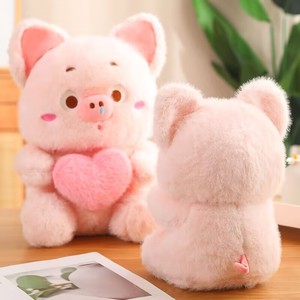 Venta al por mayor peluche <span class=keywords><strong>rosa</strong></span> amor cerdo muñeca juguete lindo peluche hocico cerdo juguete encantador cerdo juguete regalo para novia Día de San Valentín - Product Image 6