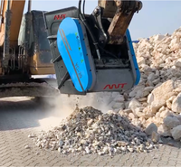 Nuevo Modelo 2026: Trituradora de Mandíbulas Móvil de Bajo Costo, Estilo Innovador, para Reciclaje, Excavadora, Minicargadora y Cucharón Triturador de Roca