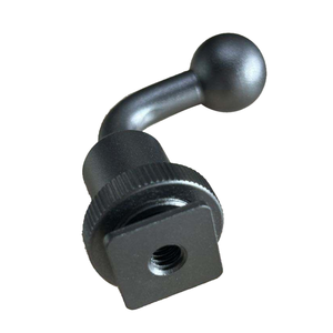 Trépied pour anneau lumineux à tête inclinée à 45 degrés avec support de caméra et de téléphone à <span class=keywords><strong>rotule</strong></span> de 17 mm et adaptateur griffe froide, catégorie de produit Supports - Product Image 3