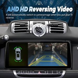 Autoradio avec écran QLED Android 13 de 12,3 pouces, lecteur vidéo, stéréo pour Benz Smart Fortwo 2011-2015, GPS, multimédia, Carplay, unité principale - Product Image 5