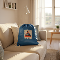 Sac à dos de sport unisexe en polyester non tissé, écologique, recyclable, promotionnel, avec cordon de serrage, personnalisable avec logo imprimé, vente en gros