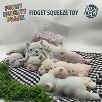 Jouet Squishy Chien Français 2026 Nouveau Anti-stress Sensoriel en Silicone Non Toxique pour Enfants et Adultes Certifié ASTM/EN71 Durable