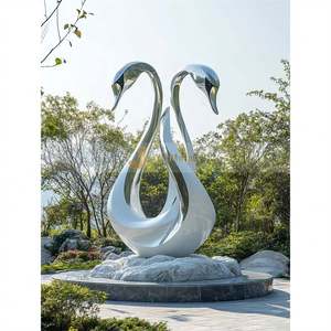 Escultura Art Deco de Acero Inoxidable Personalizada de Alta Calidad ANW8851 para Decoración Interior/Exterior, Regalo de Aniversario - Product Image 5