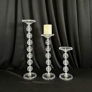 LANJO - Portavelas de Acrílico Transparente Moderno de 3 Tamaños, Hecho a Mano, Ecológico, Duradero, para Decoración del Hogar - Product Image 5