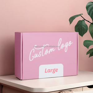 Scatola <span class=keywords><strong>di</strong></span> Spedizione E-commerce in Cartone Ondulato con Logo Personalizzato Stampato Materiali Riciclati Ecologici UV per Cosmetici - Product Image 2