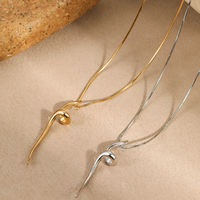 Nouveau Collier de Joaillerie Fine 2026 Étanche en Acier Inoxydable 316L avec Pendentif Torsadé pour Femme
