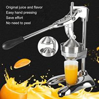 Topverkoper Keukenaccessoires Voedsel Fruitpers Citrus Sinaasappelpers RVS Multifunctionele Handmatige Sapcentrifuge met Lagers