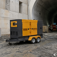 Générateur diesel insonorisé silencieux 100 kVA 200 kVA 300 kVA 50 Hz OEM ODM pour l'éclairage d'événements sportifs