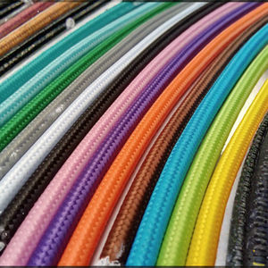 Cable Eléctrico Flexible de Tela con Aislamiento de PVC y Cubierta de Tela, Estilo Vintage, con Conductor de Cobre Trenzado, Clasificación IP20, Temperatura 0-70°C - Product Image 3