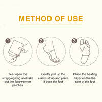 Patch chauffant portable longue durée pour les pieds froids – Compresse chaude pour le soin des pieds