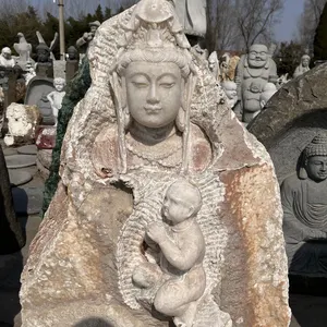Sculpture décorative en marbre célèbre statue de bouddha
