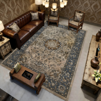 Tapis moderne en polyester tissé et gaufré imprimé en 3D, vente en gros en Chine, pour usage hôtelier