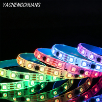 Bande LED Flexible Intelligente WS2811 5050 RGB 12V Adressable, Synchronisation Musicale, IP20, pour Éclairage Paysager et Scénique 3D - Vente en Gros Usine