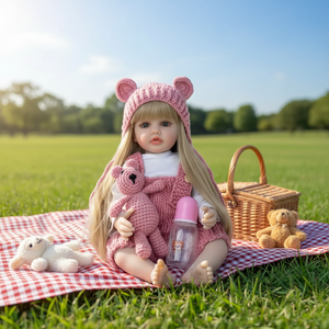 Muñeca Bebé Realista de Silicona Vinilo Yeezwood con Función de IA (Habla y Música) de 55 CM al por Mayor – Muñecas Reborn para Regalos - Product Image 1