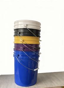 Fornecedor Direto de Balde de Plástico PP de Grau Alimentício de <span class=keywords><strong>5</strong></span> Galões com Tampa e Alça - Product Image 4