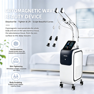 Appareil de remodelage corporel par ondes magnétiques froides Cryomagwave de qualité médicale 3 en 1 avec 3 sondes de profondeur pour le visage, le cou, le ventre, les bras, les cuisses, anti-rides - Product Image 5