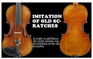 Violon <span class=keywords><strong>Guarneri</strong></span> Cannon 1743 Reproduction Pierre Magique Fait Main par un Maître Violoniste 4/4 - Product Image 5