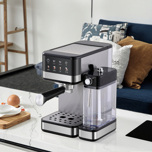 Hot Selling Semi-Function Commercial Household Digital Button Espresso <b>Machine</b> With Milk Frother <b>Coffee</b> Maker Semi-<b>automatic</b> Cof - Product Image 5
