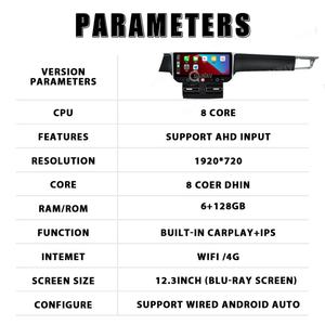 Autoradio Android 12 de 12,3 pouces pour Porsche Macan 2013 2014-2018 Lecteur multimédia GPS Navigation Audio Carplay sans fil - Product Image 6