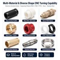 Boutons moletés en aluminium usinés sur mesure par CNC avec finition anodisée colorée pour amplificateur audio HiFi, fourniture directe d'usine OEM