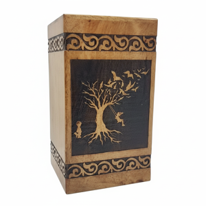 Urnas de cremación hechas a mano modernas al por mayor para urnas funerarias y funerarias decorativas masculinas y femeninas a bajo precio - Product Image 1