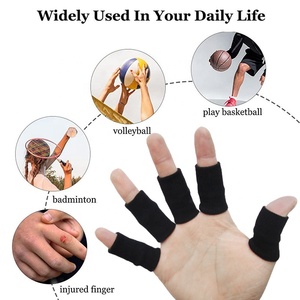Finger Sleeves Protectors <strong>Splints</strong> Thumb Finger Brace Support 100% Nylon Breathable Elastic Lightweight Unisex for Finger - Product Image 2