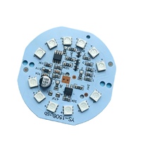 Tablero LED de colores AC24V, tablero de luz LED, tablero emisor de luz LED de colores, fuente de luz LED, cambio de color sincronizado