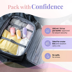 Mini Portable Silicone Travel Shampoo <b>Squeeze</b> <b>Bottle</b> Dispenser, Silicone Travel <b>Bottle</b> Set,travel Shampoo Kits Silicone - Product Image 5
