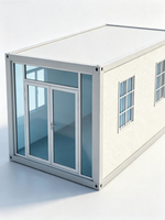 Unité Modulaire Démontable Préfabriquée en Panneaux Sandwich Respirants, Mur à Texture Brique, Bâtiment Portable pour Restaurant/Magasin