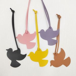Bird Shape <b>Purse</b> Charm for Handbags Fashion Bag Accessories <b>Cute</b> Keychains PU Leather Car Charms - Product Image 1