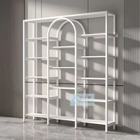 Étagère de présentation moderne pour chaussures et sacs de boutique, présentoir pour chaussures et sacs à main, stand de magasin, armoire pour magasin